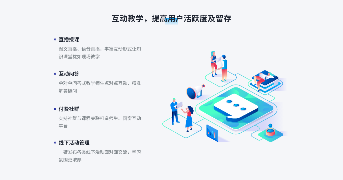 知识付费平台系统用户互动