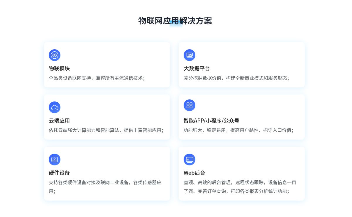 物联网应用解决方案