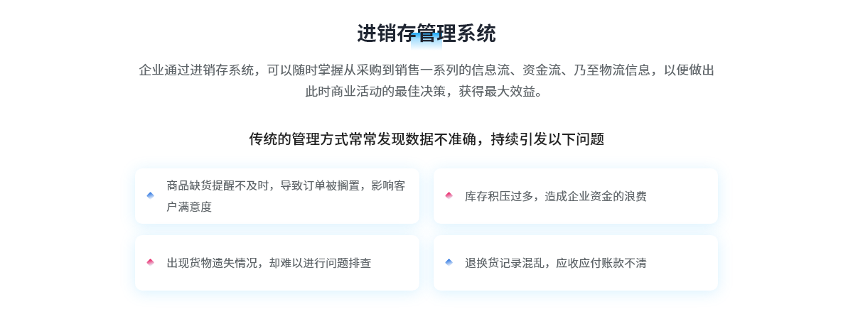 ERP进销存解决方案