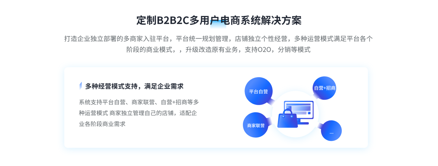 B2B2C电商系统解决方案